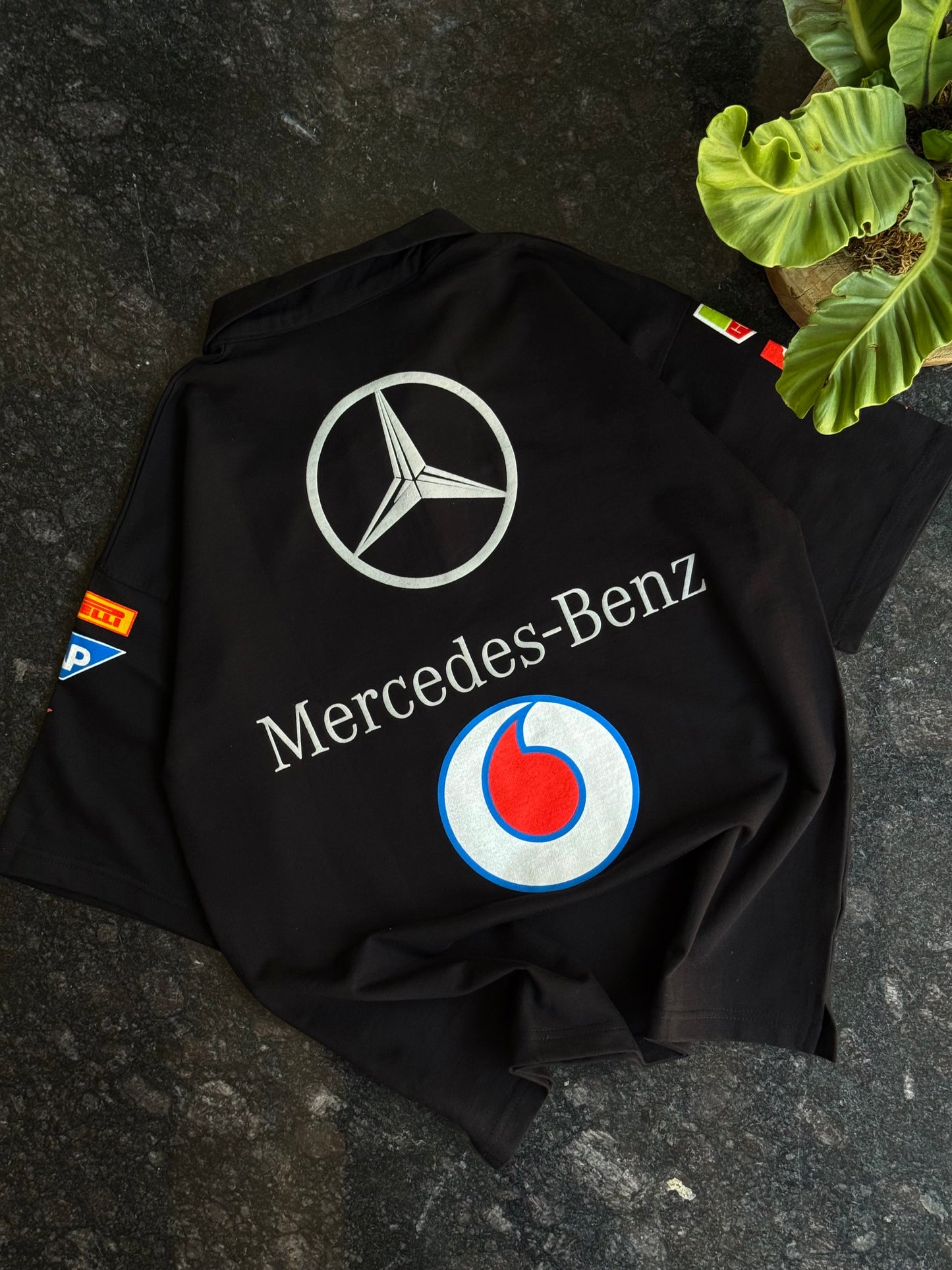 MERCEDES BENZ HALF SLEEVE POLO TSHIRT