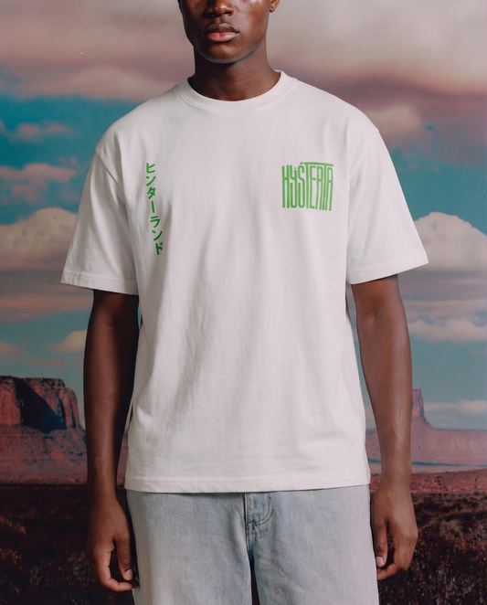 WHITE HYSTERIA OVERSIZED TSHIRT