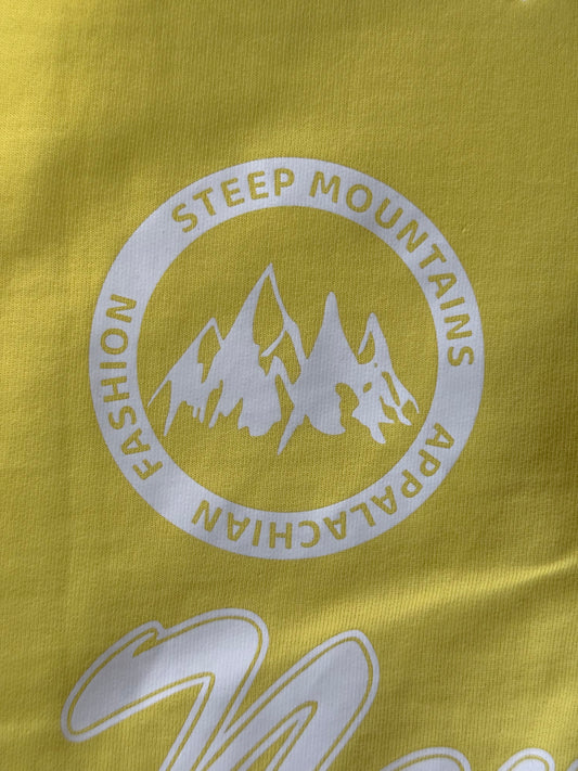 NEW YORK YELLOW OVERSIZED POLO TSHIRT