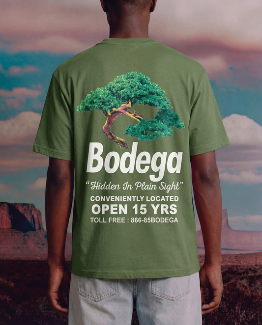 GREEN BODEGA OVERSIZED TSHIRT