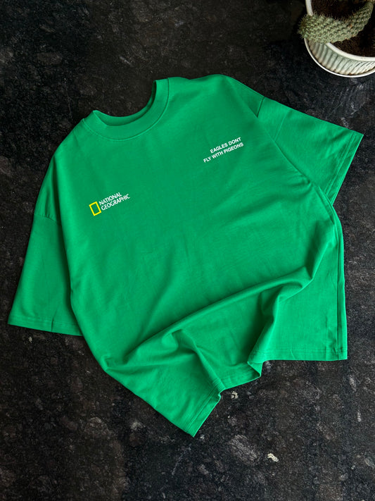 GREEN INT GEOGRAPHICS BACKPRINT TSHIRT