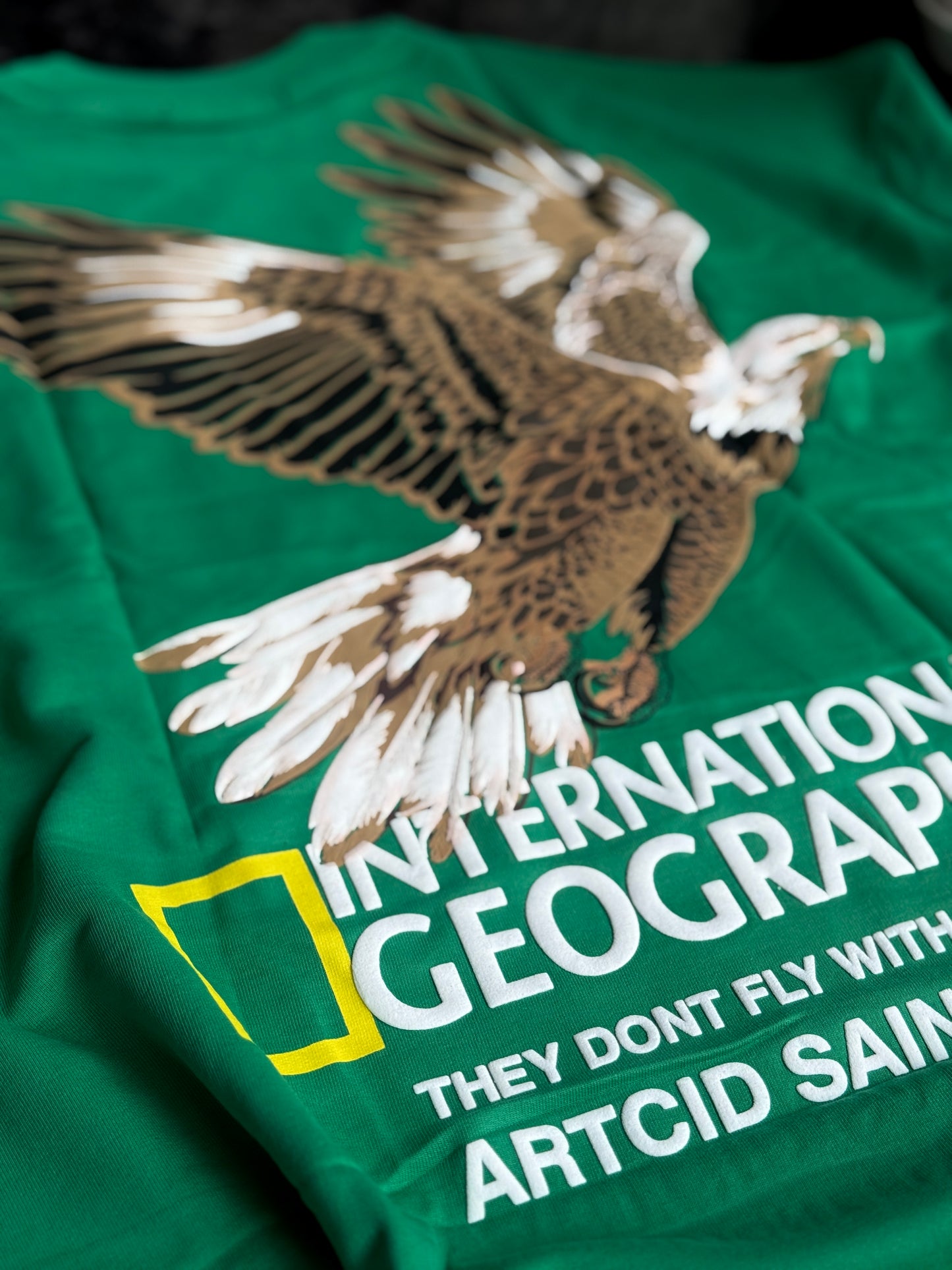 GREEN INT GEOGRAPHICS BACKPRINT TSHIRT