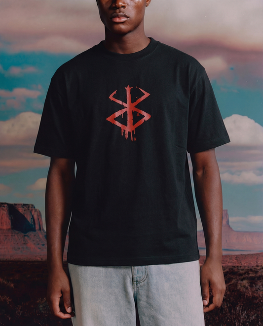 BLACK BERSERK LAST MAN STANDING TSHIRT