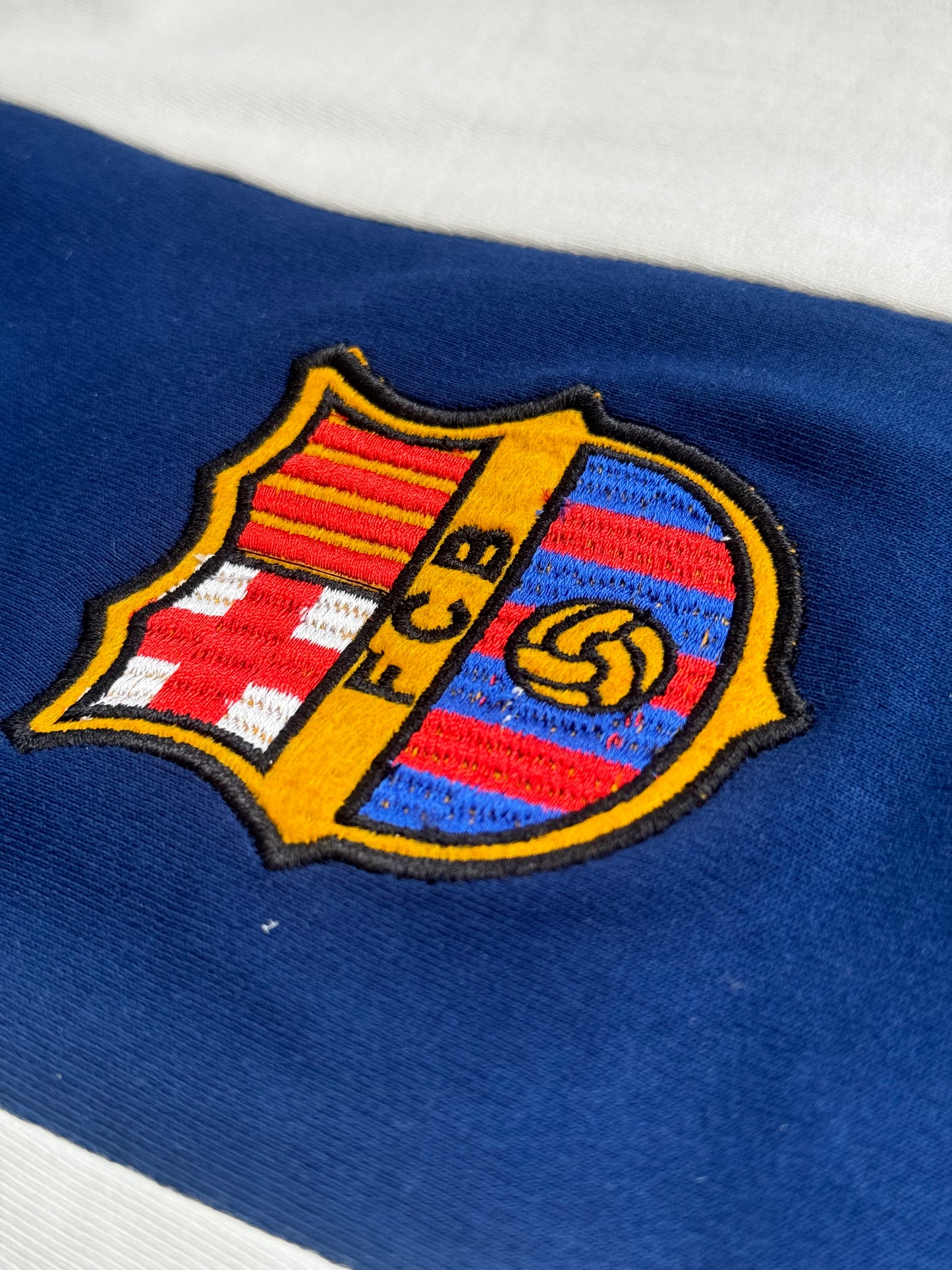 WHITE BLUE FCB SPOTIFY JERSEY TSHIRT