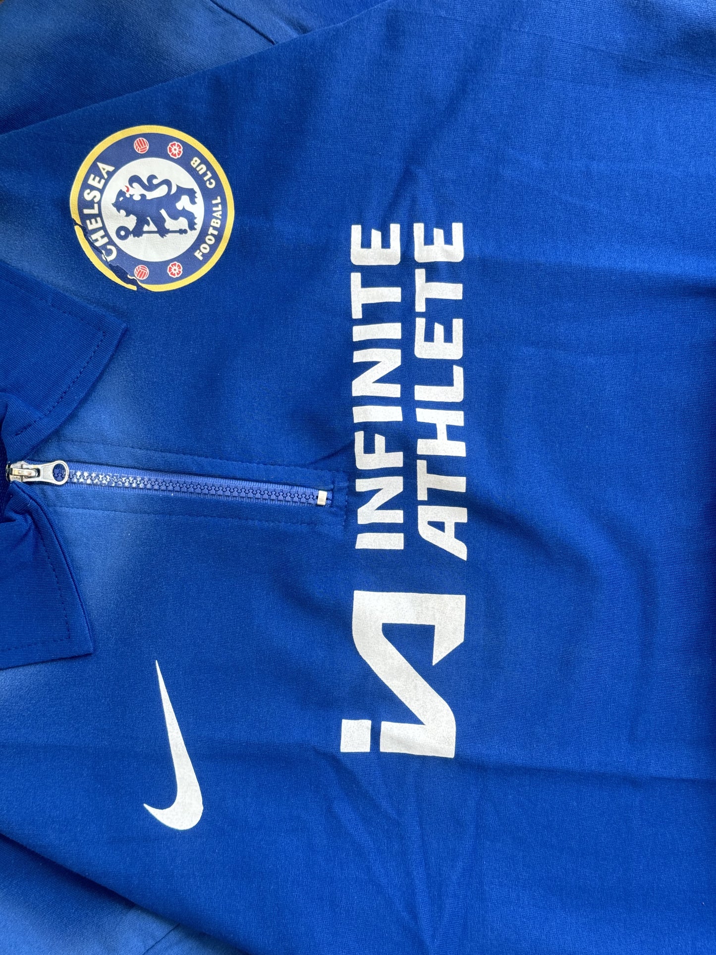 BLUE CHELSEA INFINITE ATHLETE POLO TSHIRT