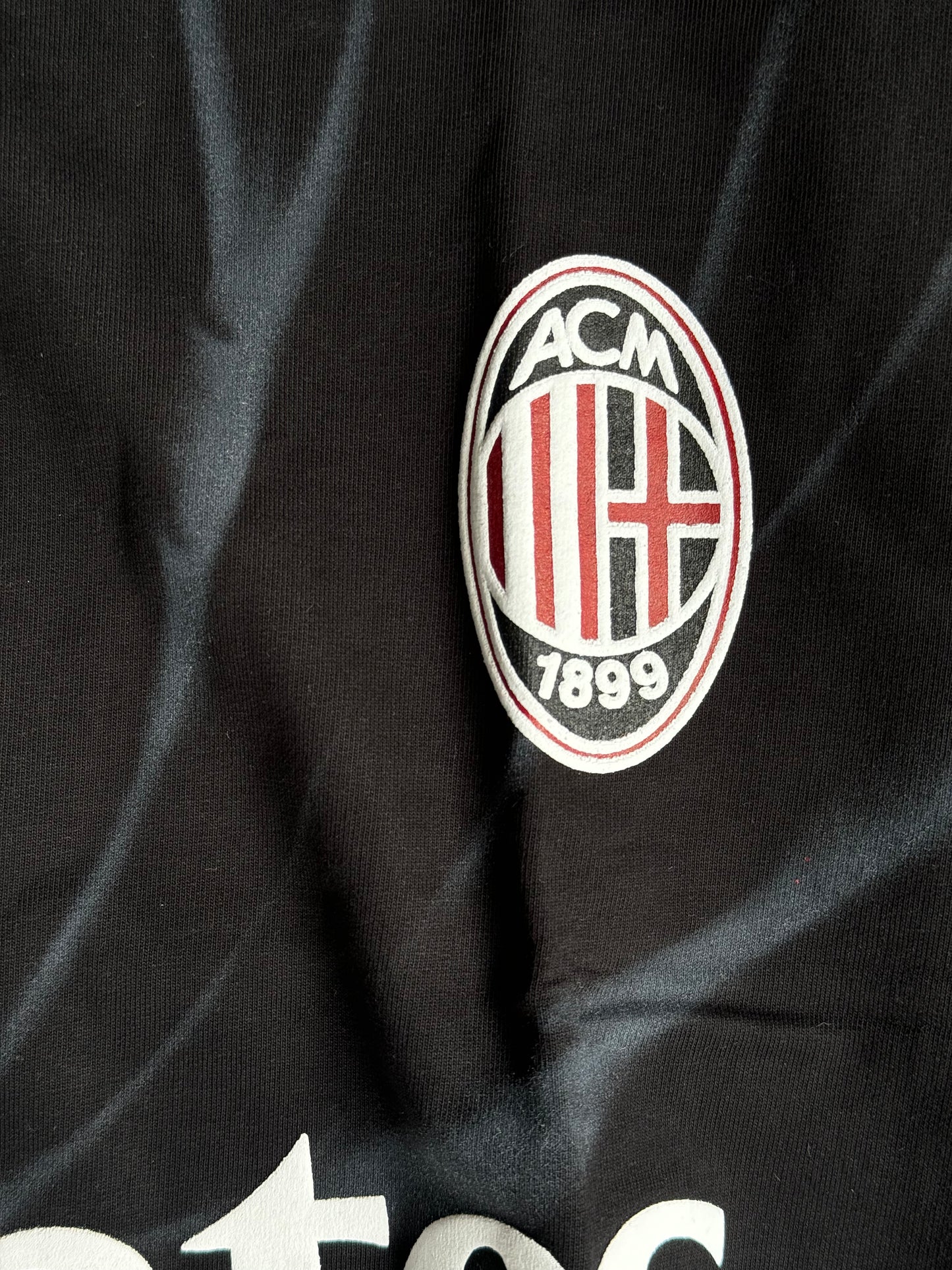 BLACK AC MILAN EMIRATES JERSEY TSHIRT
