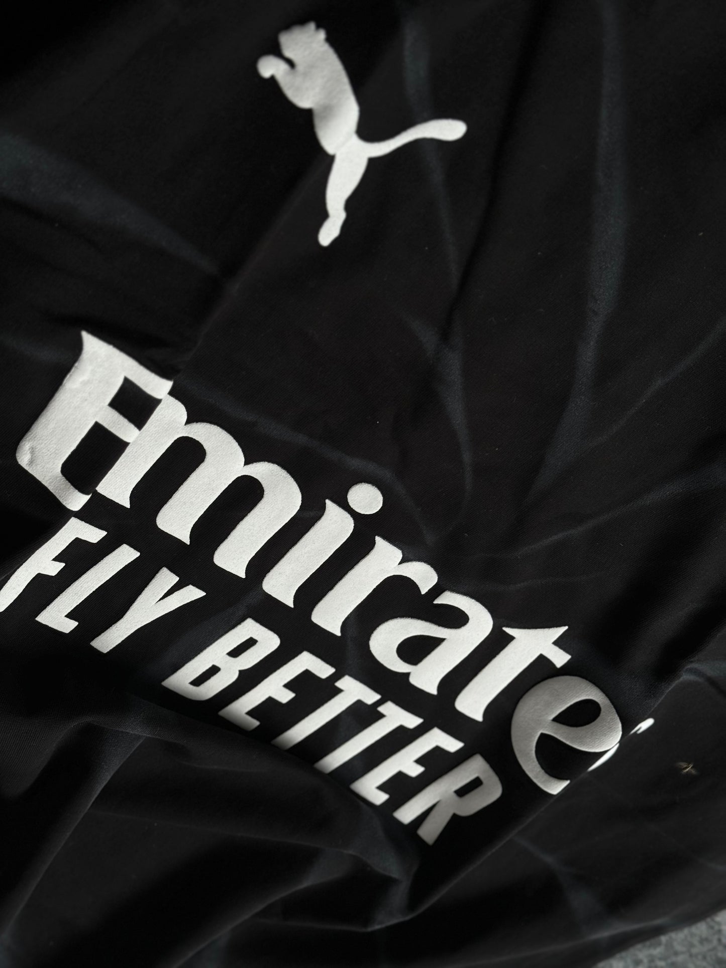 BLACK AC MILAN EMIRATES JERSEY TSHIRT