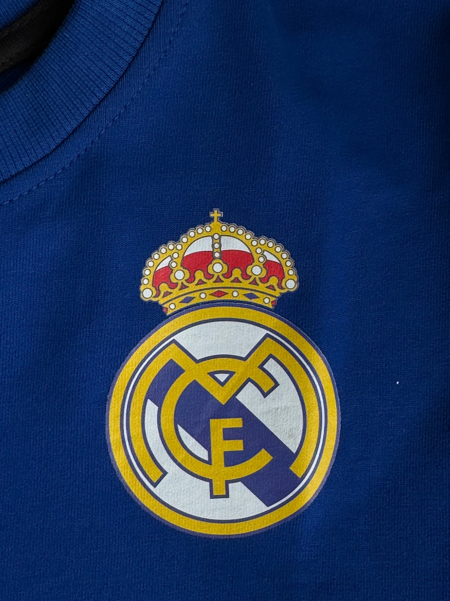 REAL MADRID BLUE EMIRATES JERSEY TSHIRT
