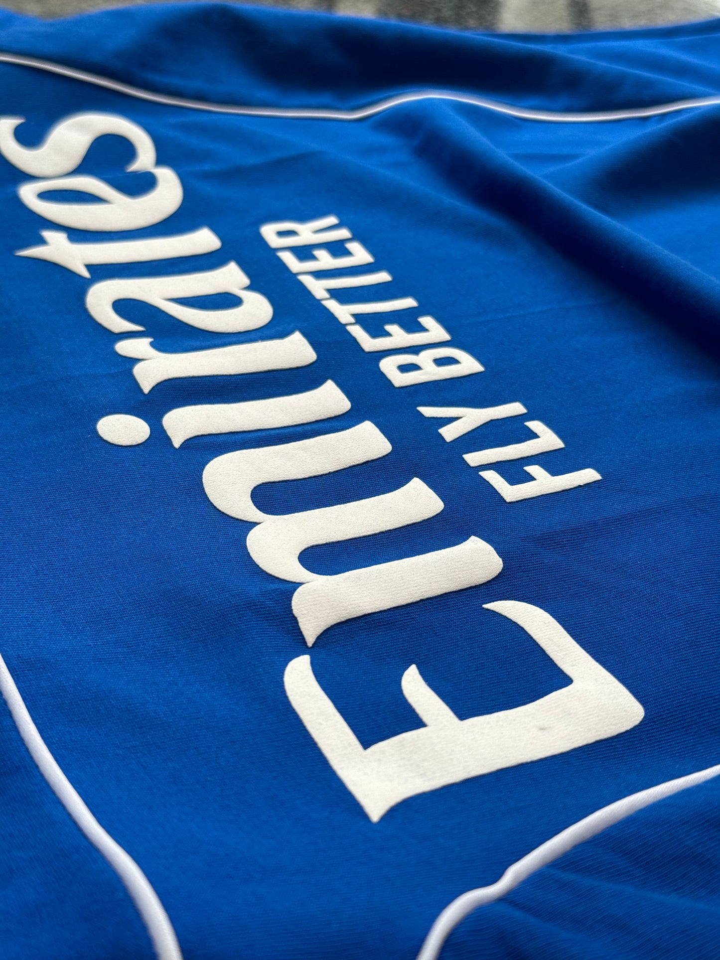 REAL MADRID BLUE EMIRATES JERSEY TSHIRT