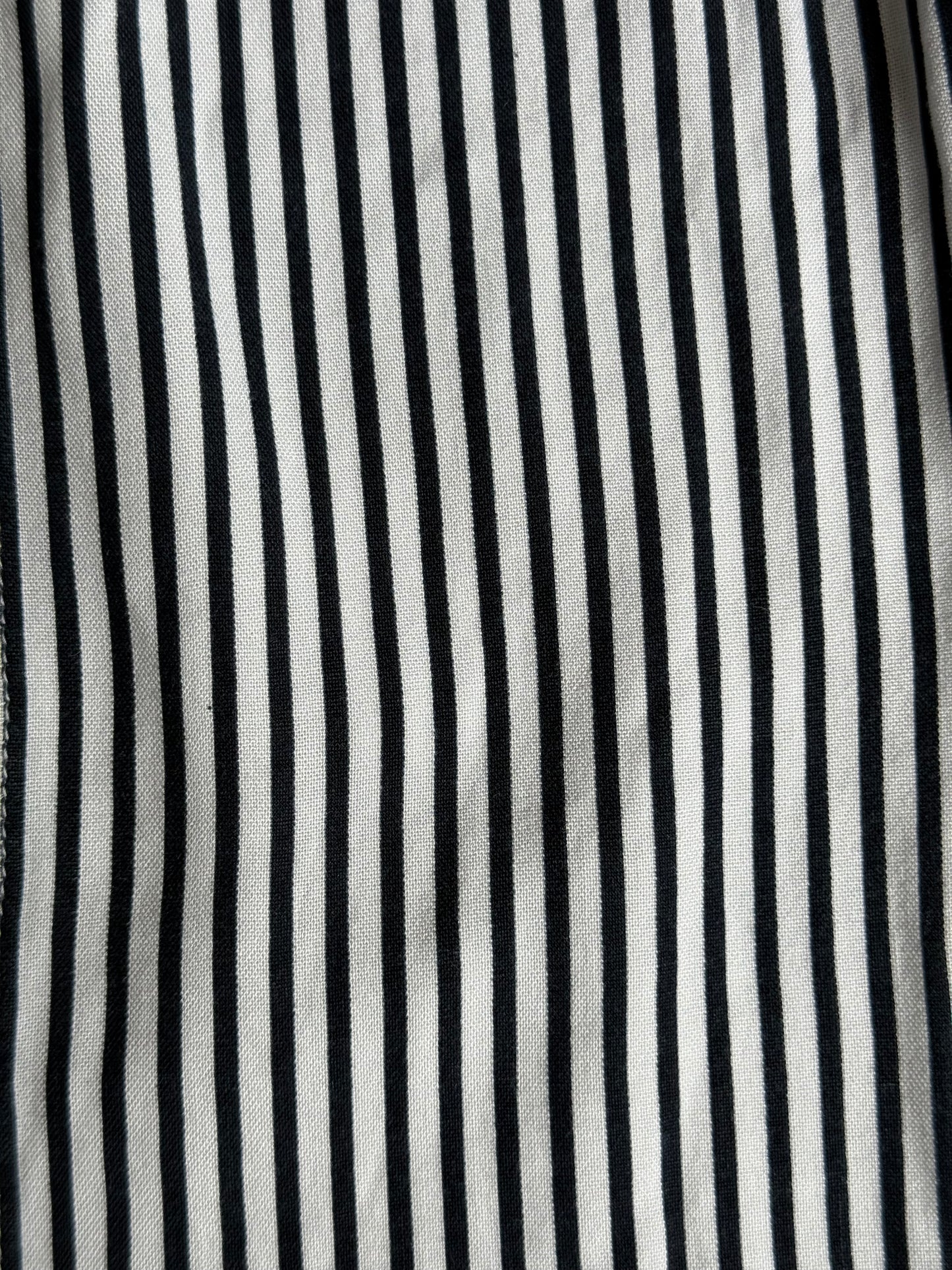 B&W Striped Shirt with Hood