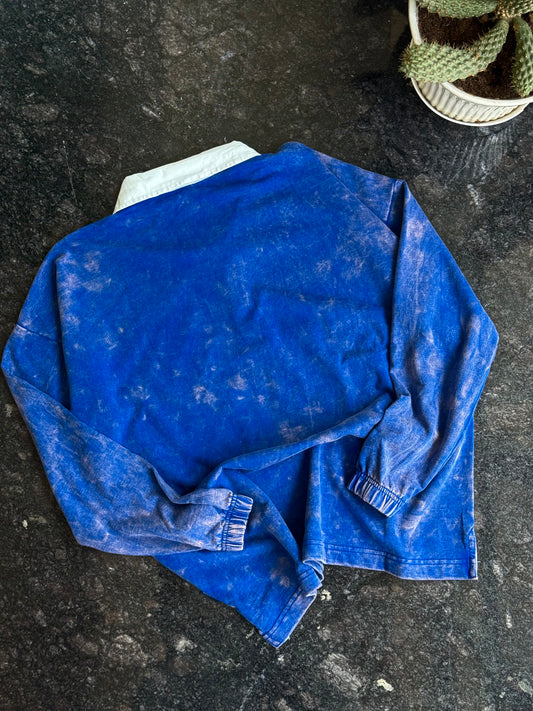 BLUE SAINTS PATCH FULL SLEEVE TSHIRT