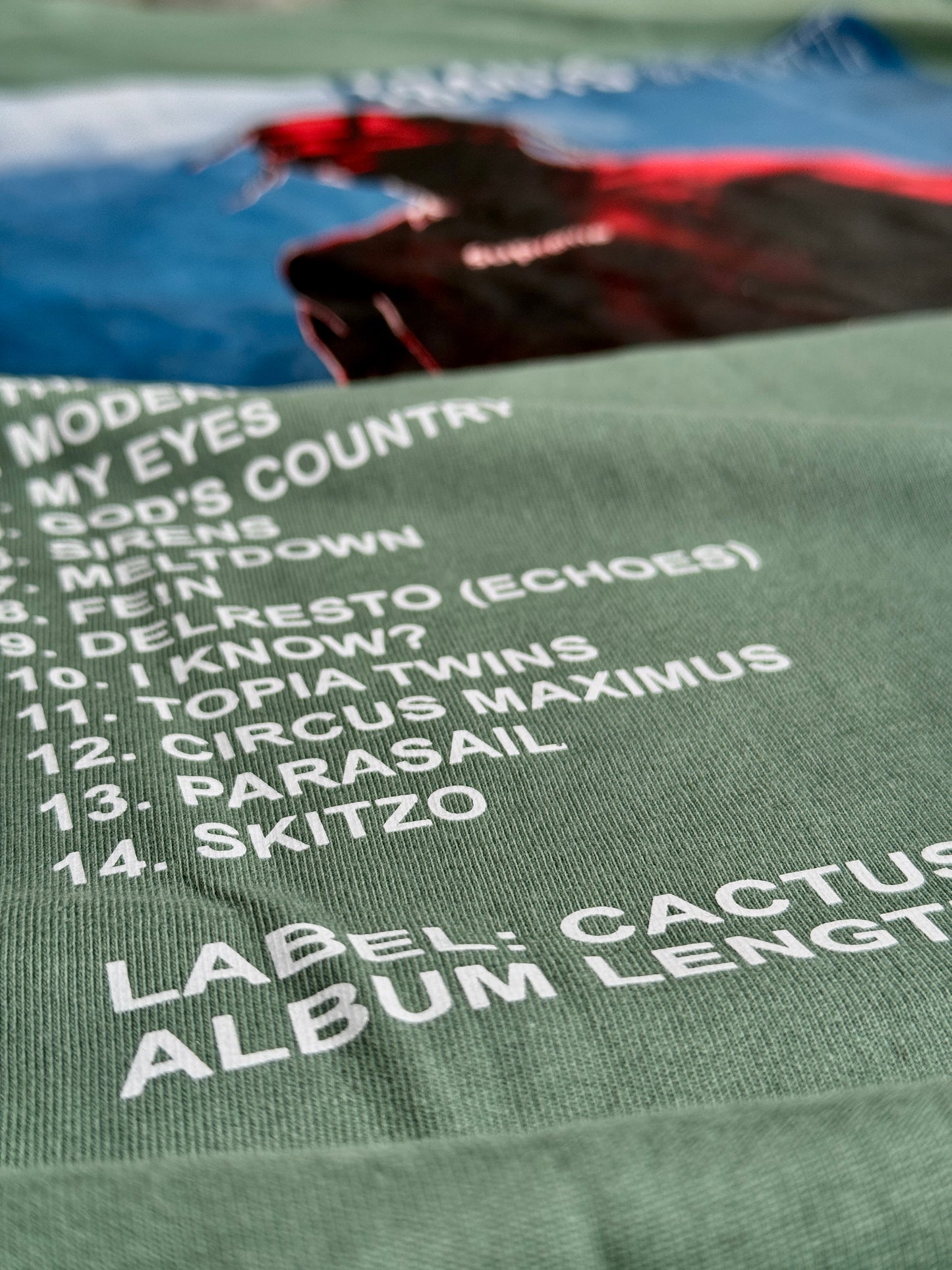 GREEN TRAVIS SCOTT UTOPIA TSHIRT