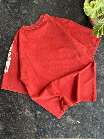 RED ABSTRACT ACID TSHIRT