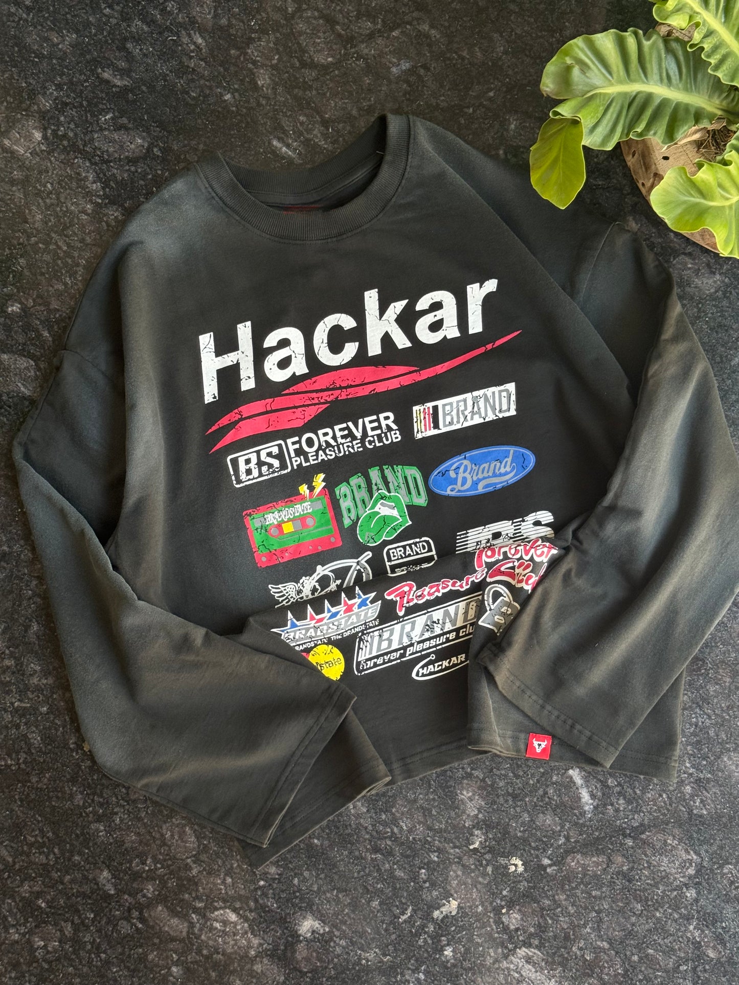 OLIVE GREEN FULL SLEEVES RACING TSHIRT