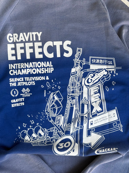 GRAVITY EFFECTS ACID WASHED OVERSIZED TSHIRT