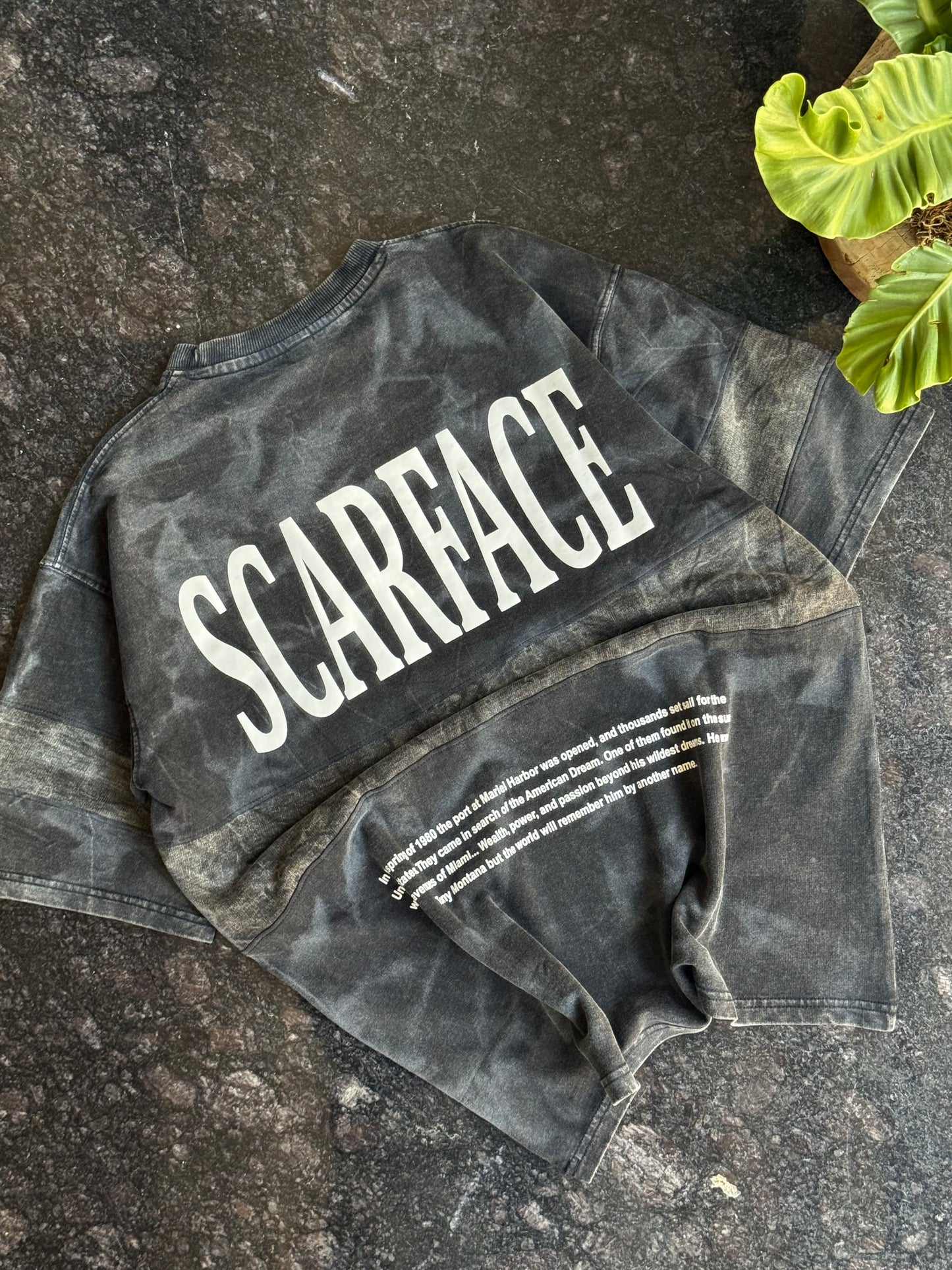 SCARFACE LAVA WASH TSHIRT