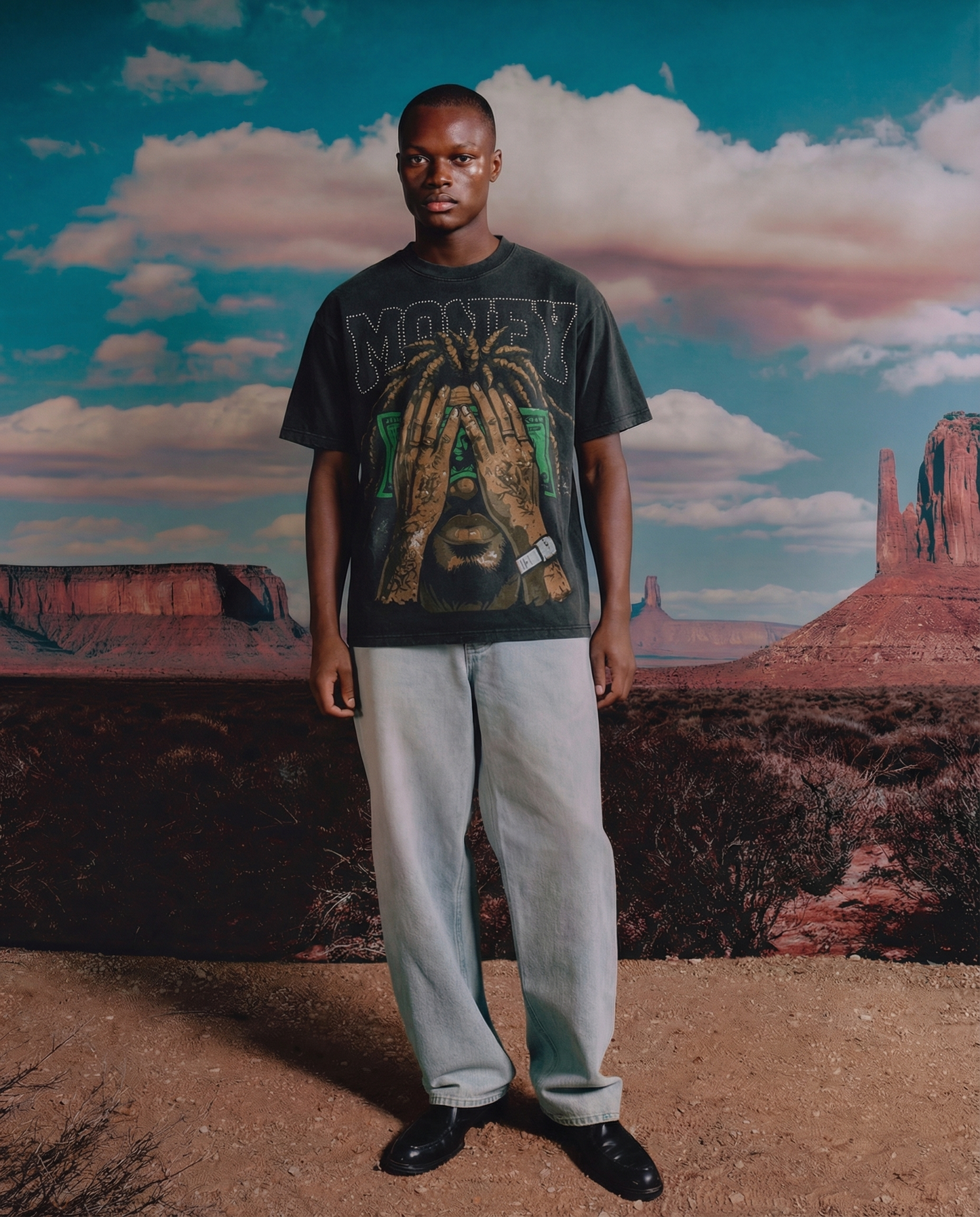 MONEY ACID WASH TSHIRT