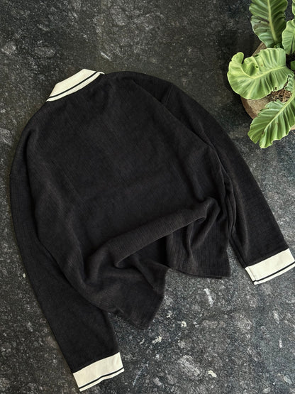 NEW BALANCE RIBBED FULL SLEEVE POLO TSHIRT