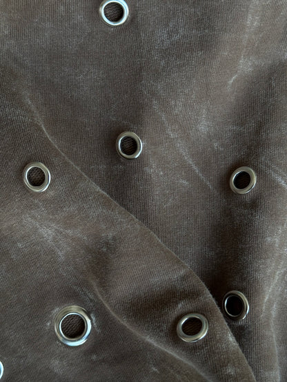 STUDDED BROWN ACID TSHIRT