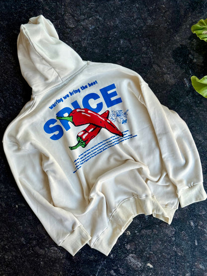 ASPEN SKI SOCIETY WHITE HOODIE