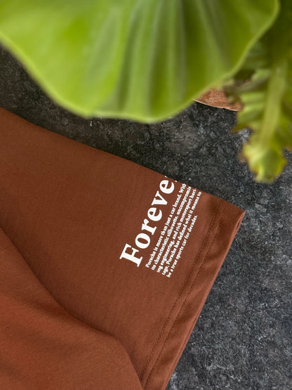 BROWN PORSCHE BACKPRINT OVERSIZED TSHIRT