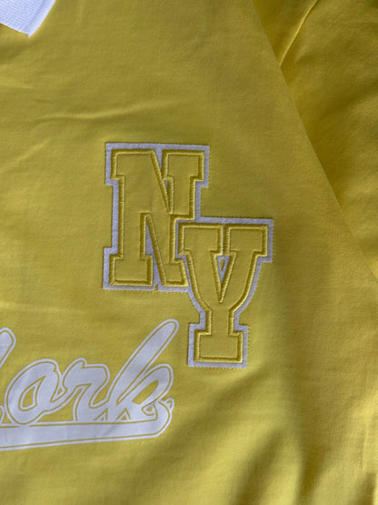 NEW YORK YELLOW OVERSIZED POLO TSHIRT