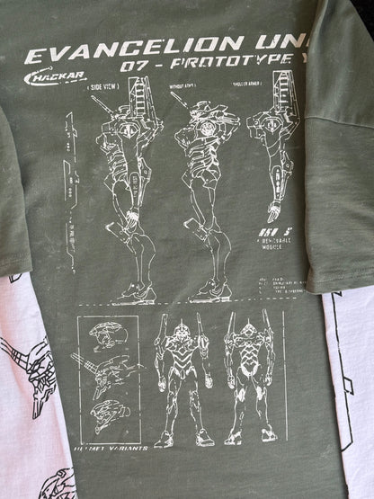 DOCTOR SLEEVES GREY WHITE BACKPRINT TSHIRT