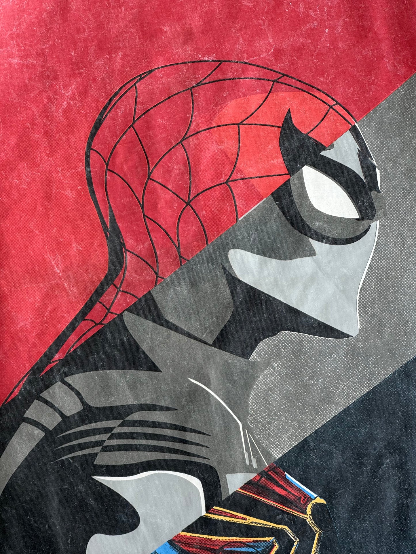 SPIDY GREY RED ACID TSHIRT