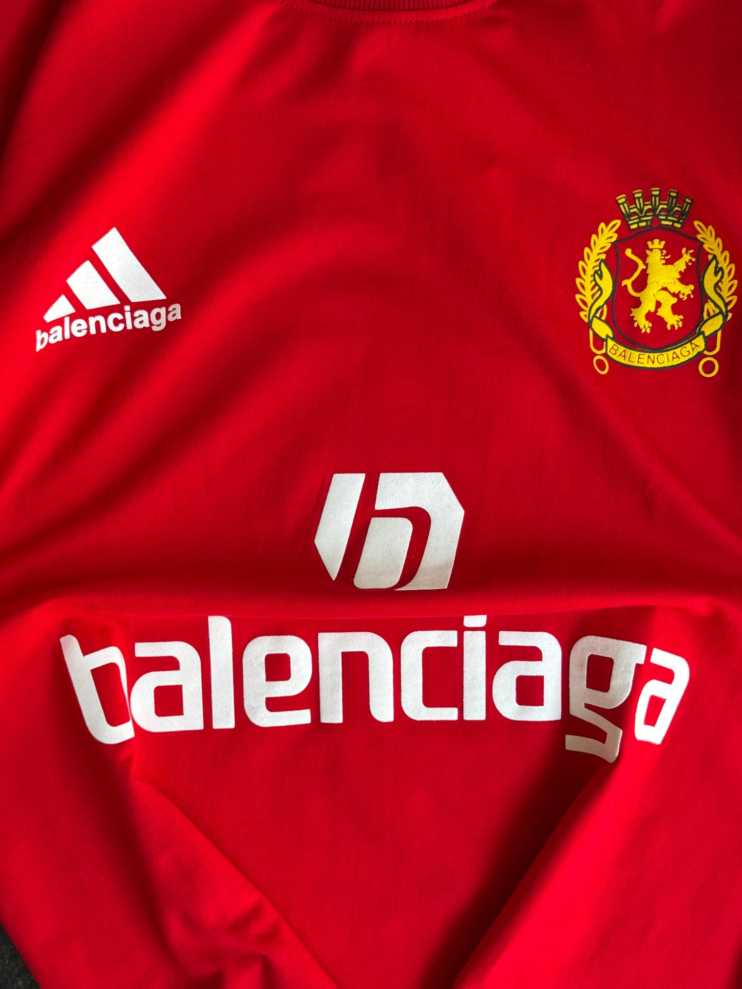 BALENCIAGA FULL SLEEVE OVERSIZED JERSEY TSHIRT