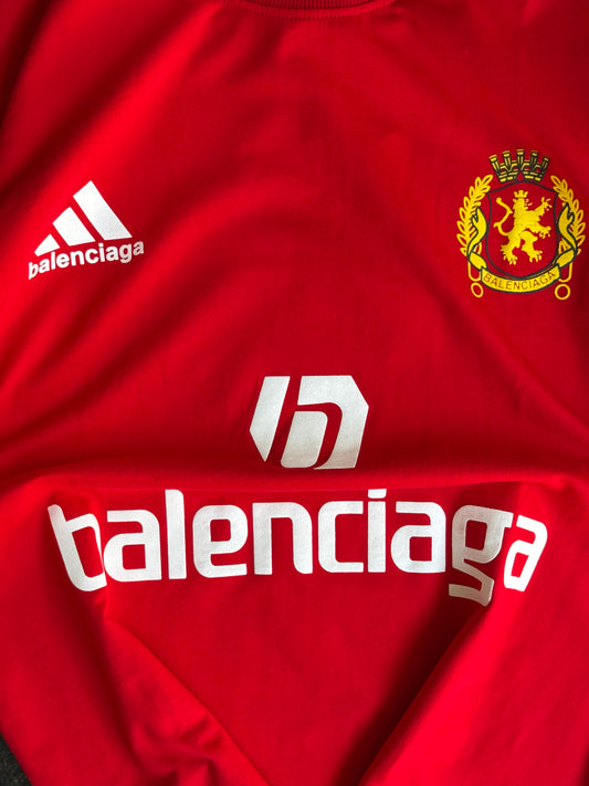 BALENCIAGA FULL SLEEVE OVERSIZED JERSEY TSHIRT