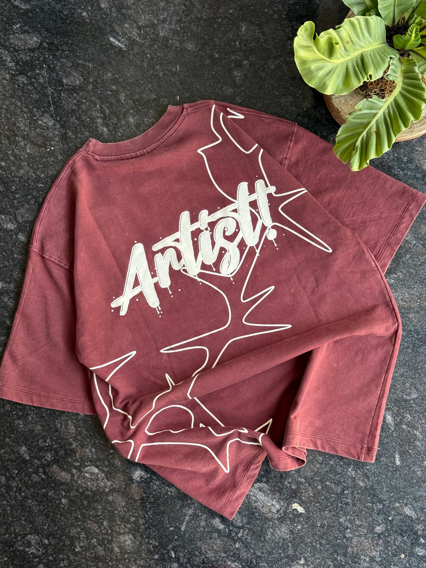 ARTIST MAROON ACID TSHIRT