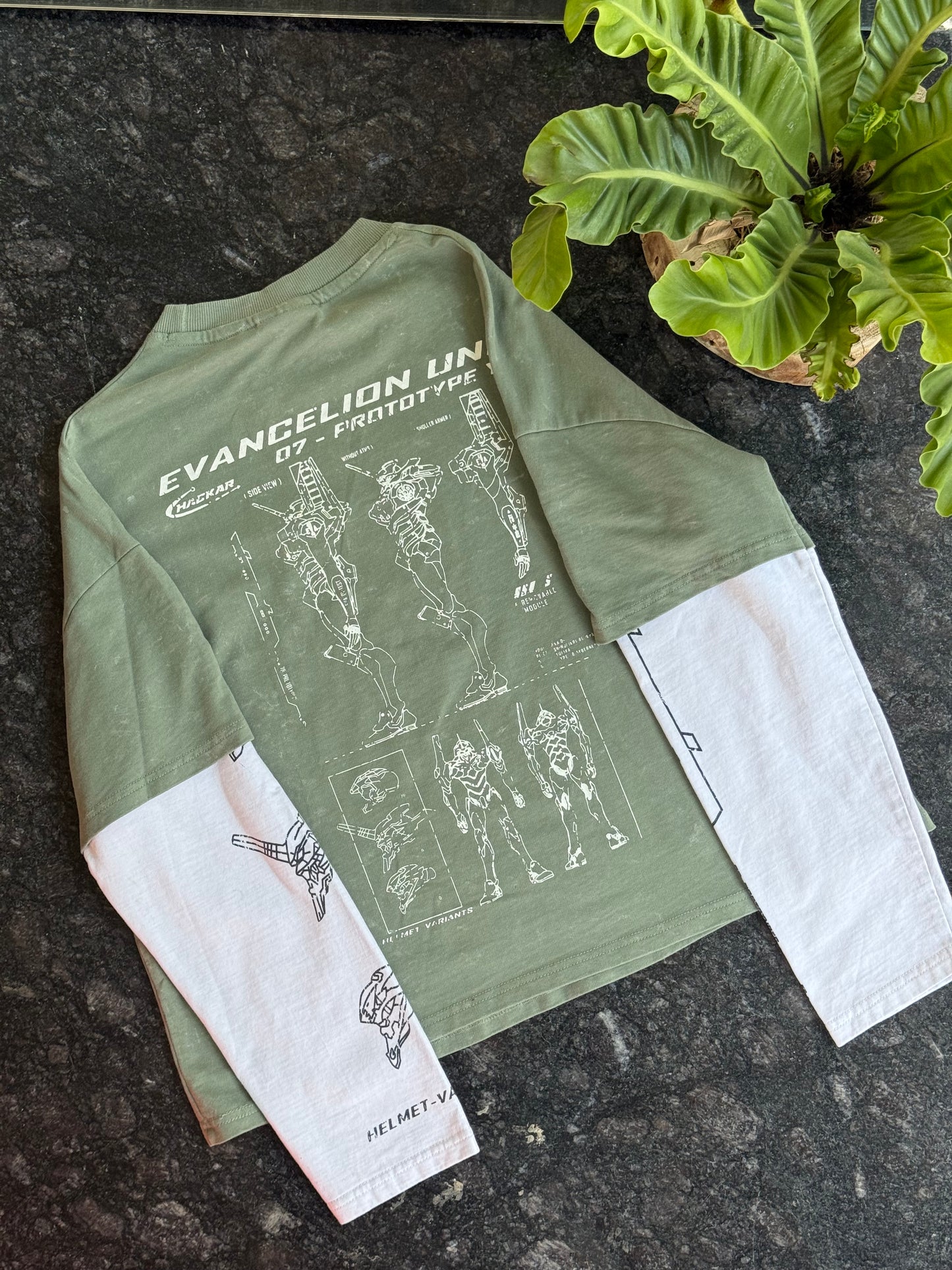 DOCTOR SLEEVES GREY WHITE BACKPRINT TSHIRT