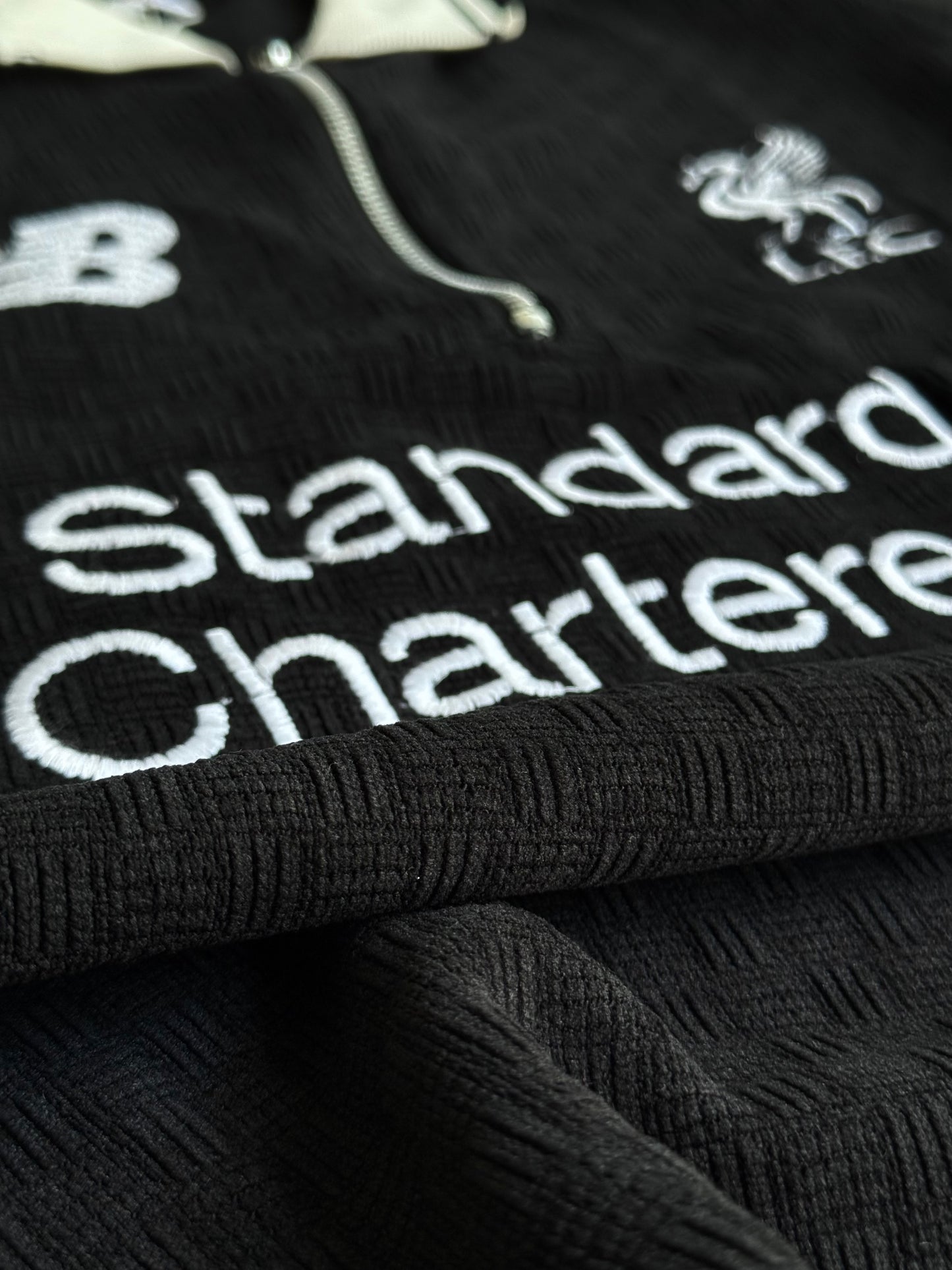 NEW BALANCE RIBBED FULL SLEEVE POLO TSHIRT