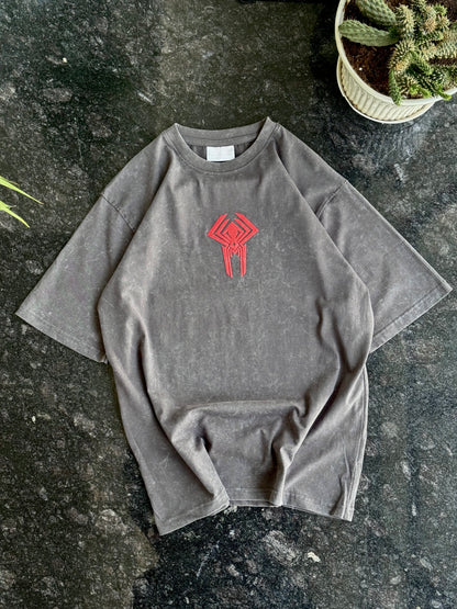 SPIDY GREY RED ACID TSHIRT