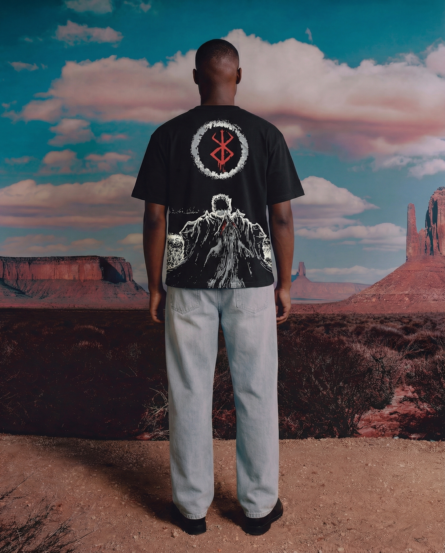 BLACK BERSERK LAST MAN STANDING TSHIRT