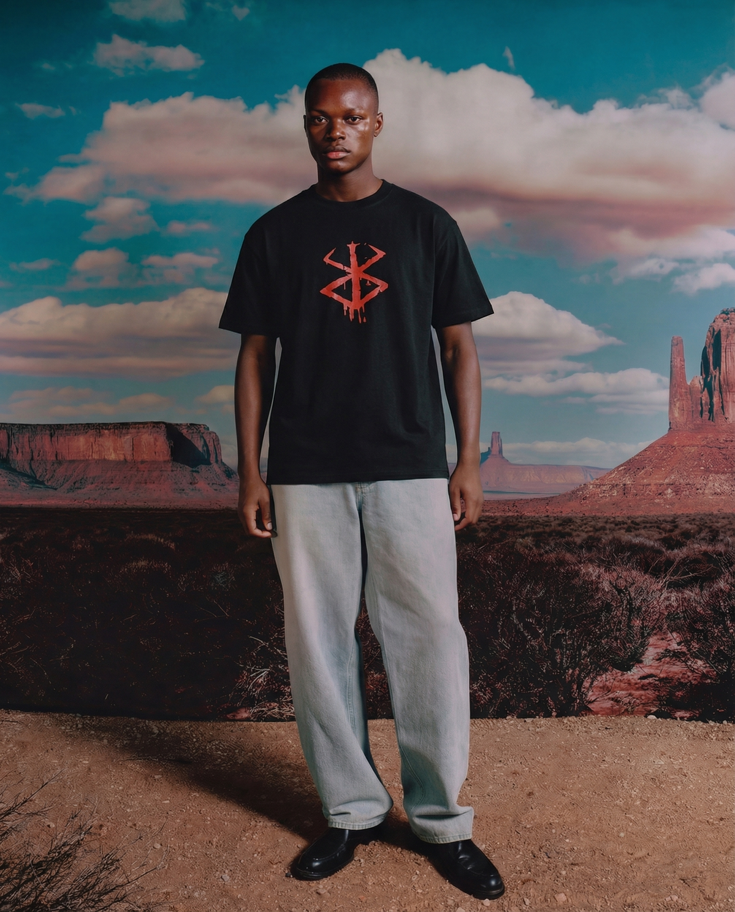 BLACK BERSERK LAST MAN STANDING TSHIRT