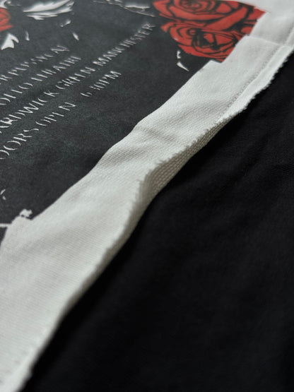 BLACK GUNS AND ROSES PATCH TSHIRT