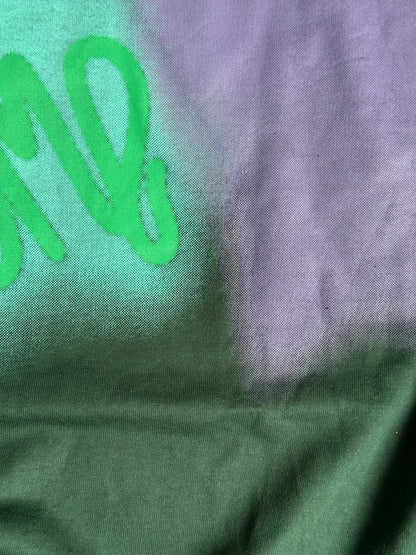 BLACK SPRAY PAINTED TSHIRT