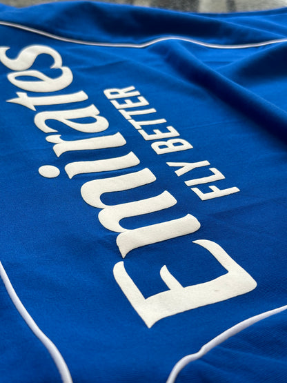 REAL MADRID BLUE EMIRATES JERSEY TSHIRT