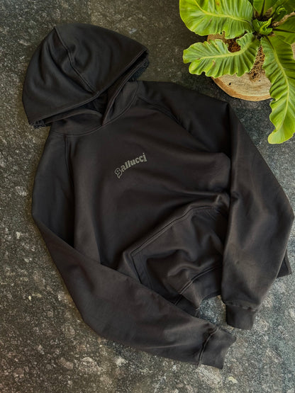 BLACK BALLUCCI TEDDY HOODIE