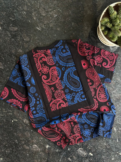 BANDANA PRINT FCB SPOTIFY JERSEY TSHIRT
