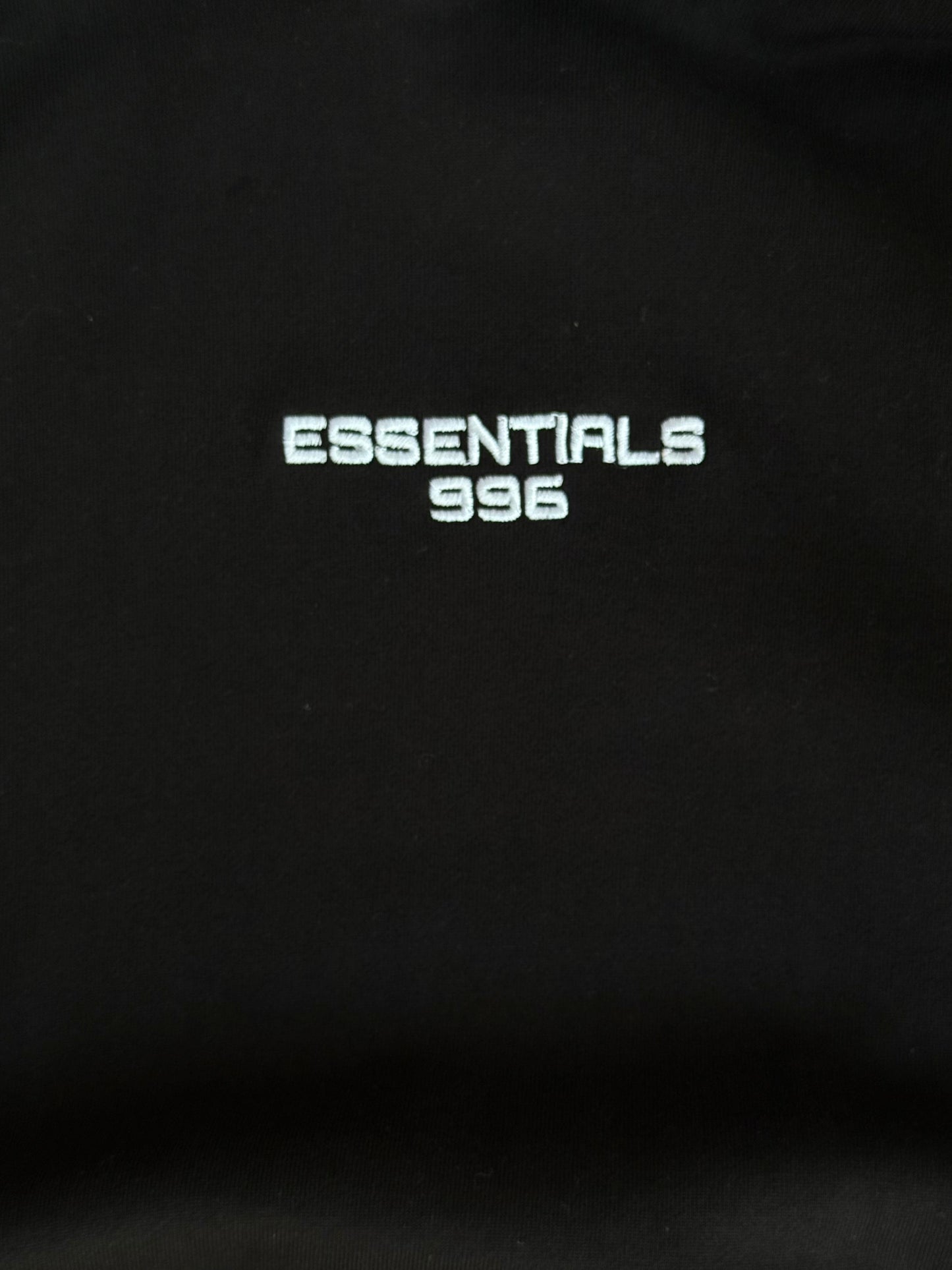BLACK ESSENTIAL OVERSIZE HOODIE
