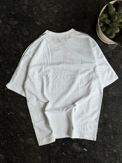 REAL MADRID WHITE EMIRATES JERSEY TSHIRT