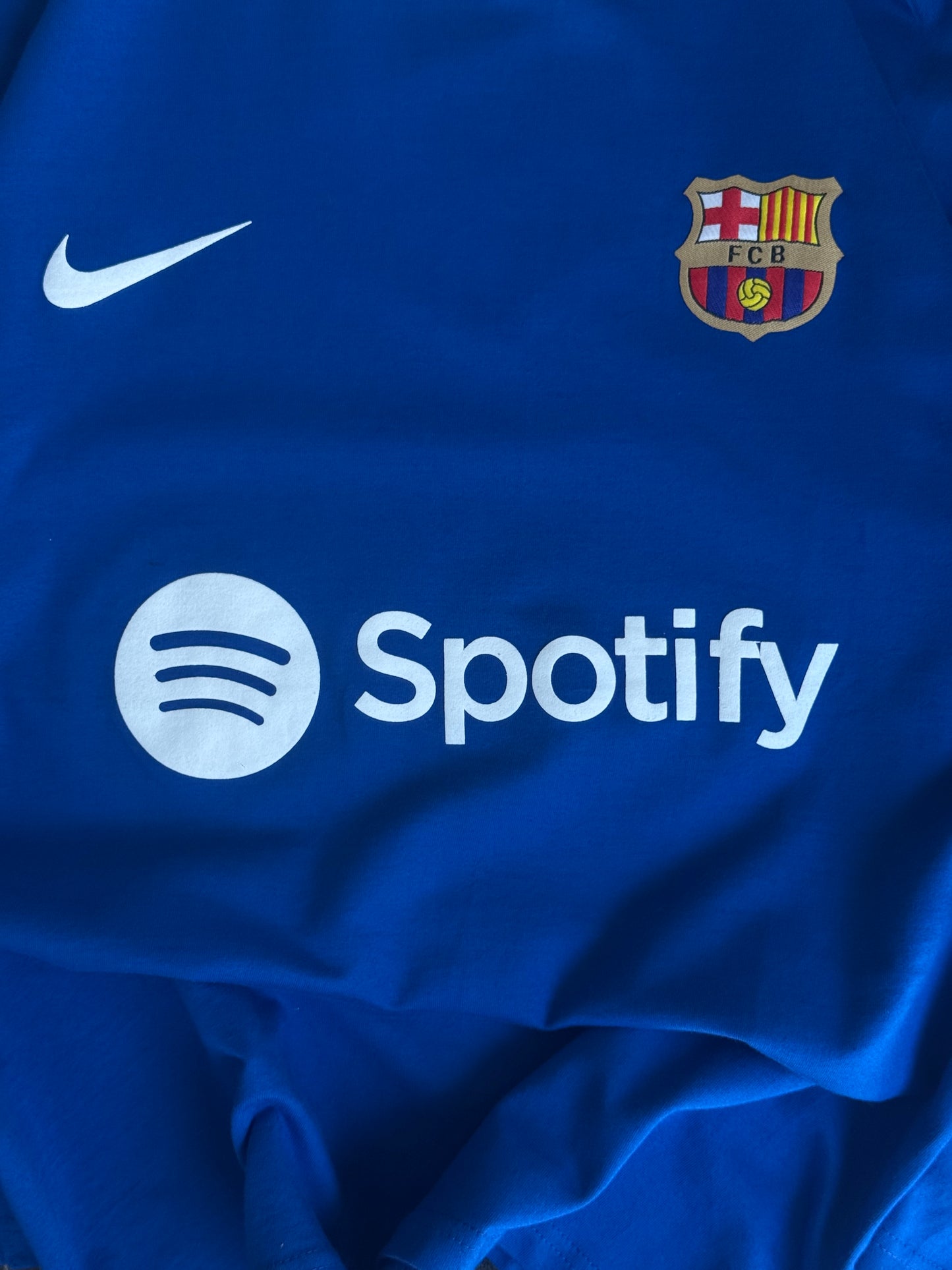 BLUE SPOTIFY FCB JERSEY