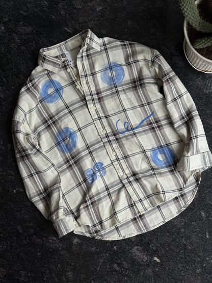 White checks BS Overshirt