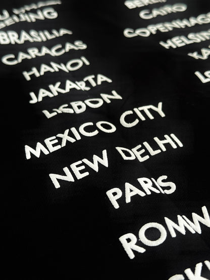 BLACK PHOTOGRAPHS FRONT/BACK PRINT TSHIRT