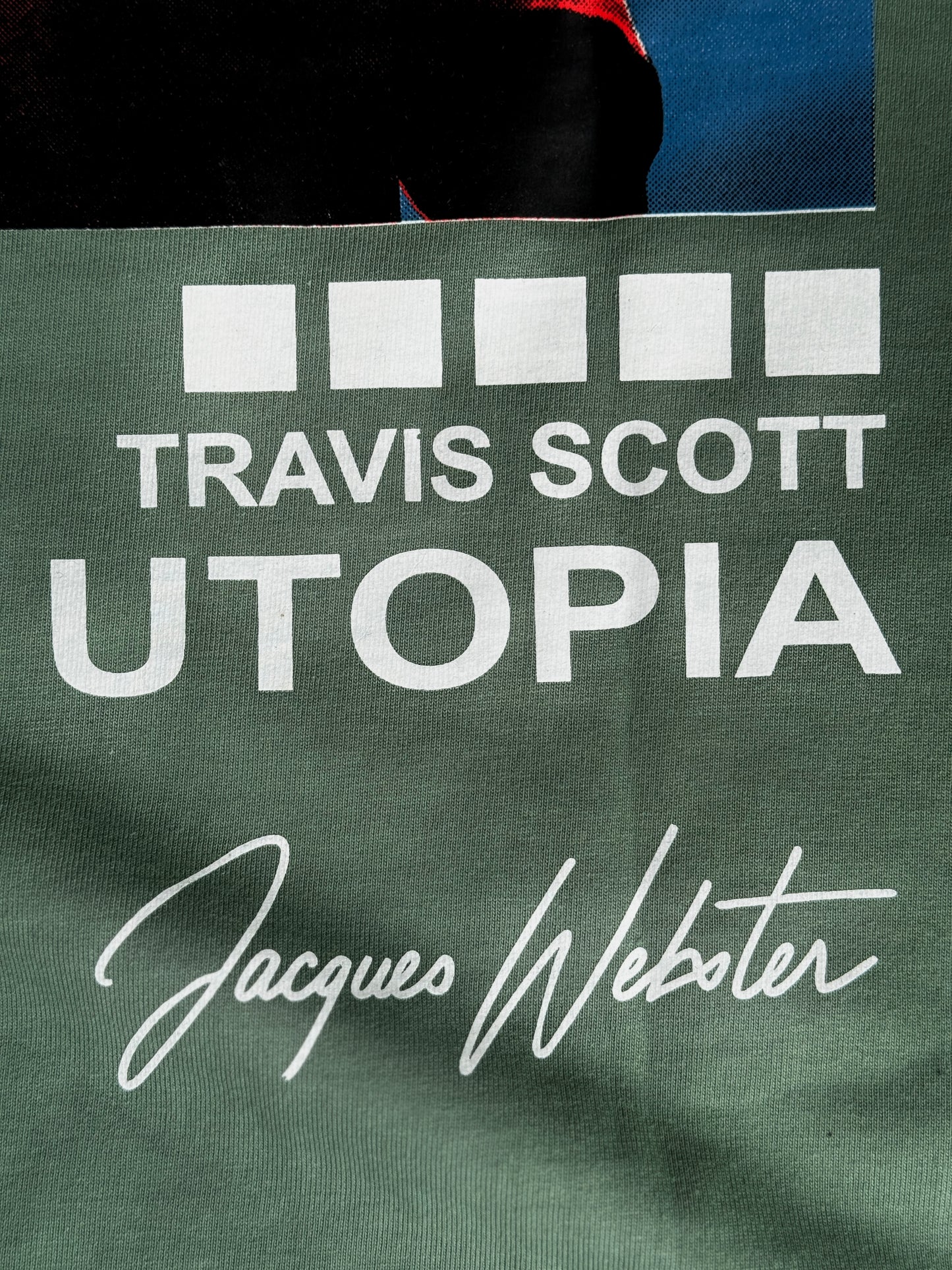 GREEN TRAVIS SCOTT UTOPIA TSHIRT
