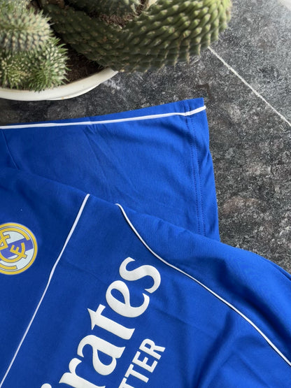 REAL MADRID BLUE EMIRATES JERSEY TSHIRT