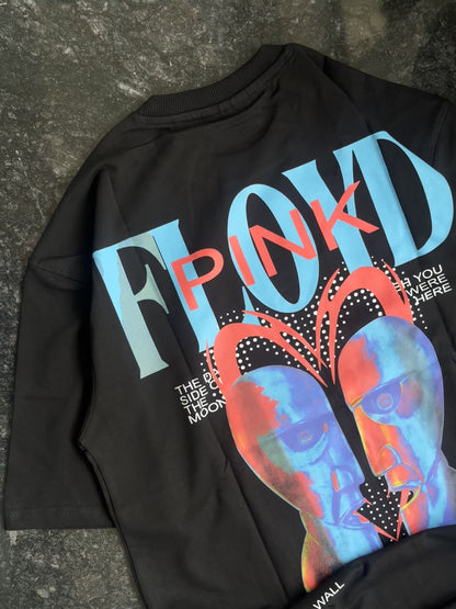 BLACK PINK FLOYD TSHIRT