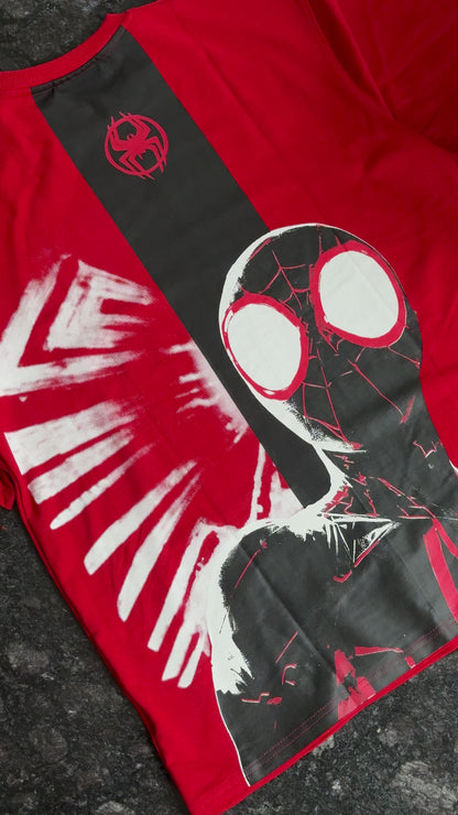 RED SPIDERMAN GRAPHIC TSHIRT